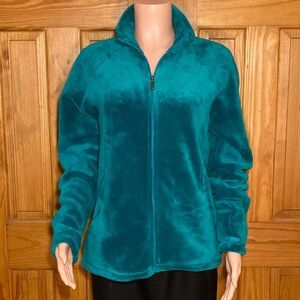 NWOT Vintage White Sierra Plush Fleece Jacket Size XL